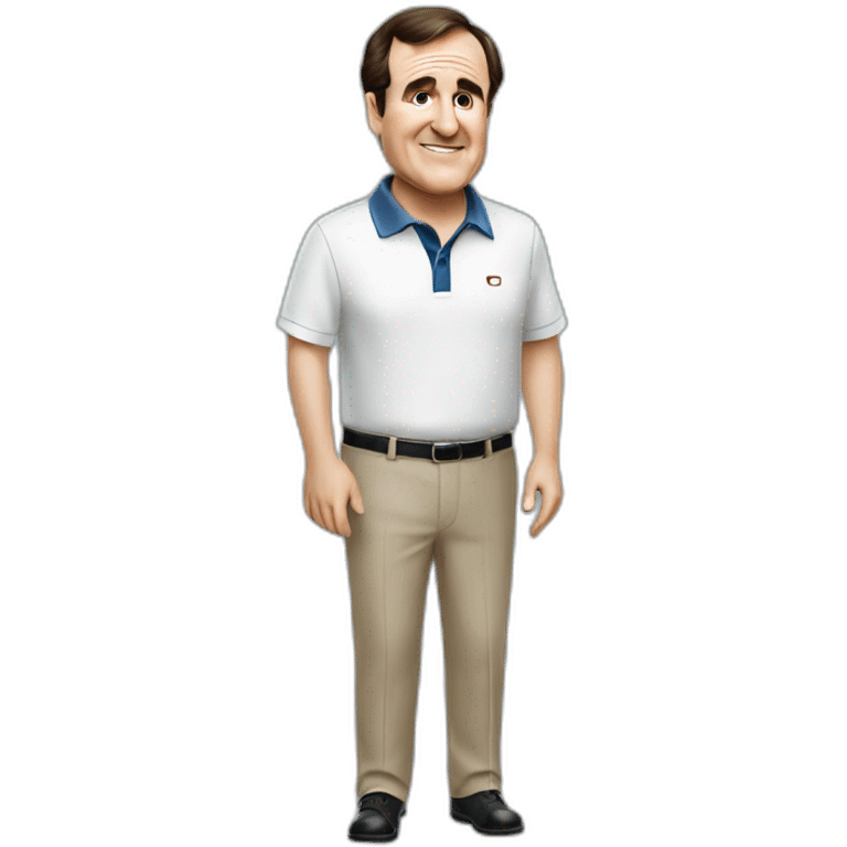 Richard Kind in a golf shirt emoji