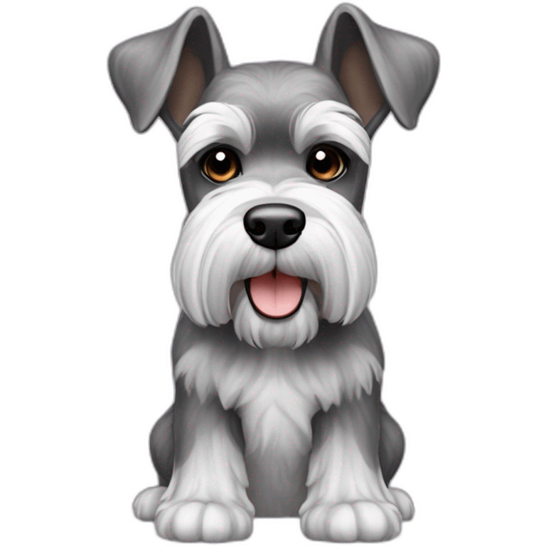 miniature schnauzer big emoji