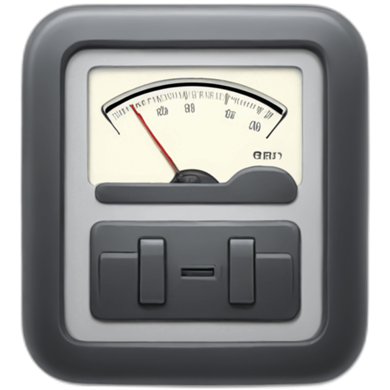 An electrical meter with rounded edges emoji