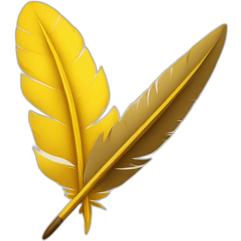 yellow ink quill emoji