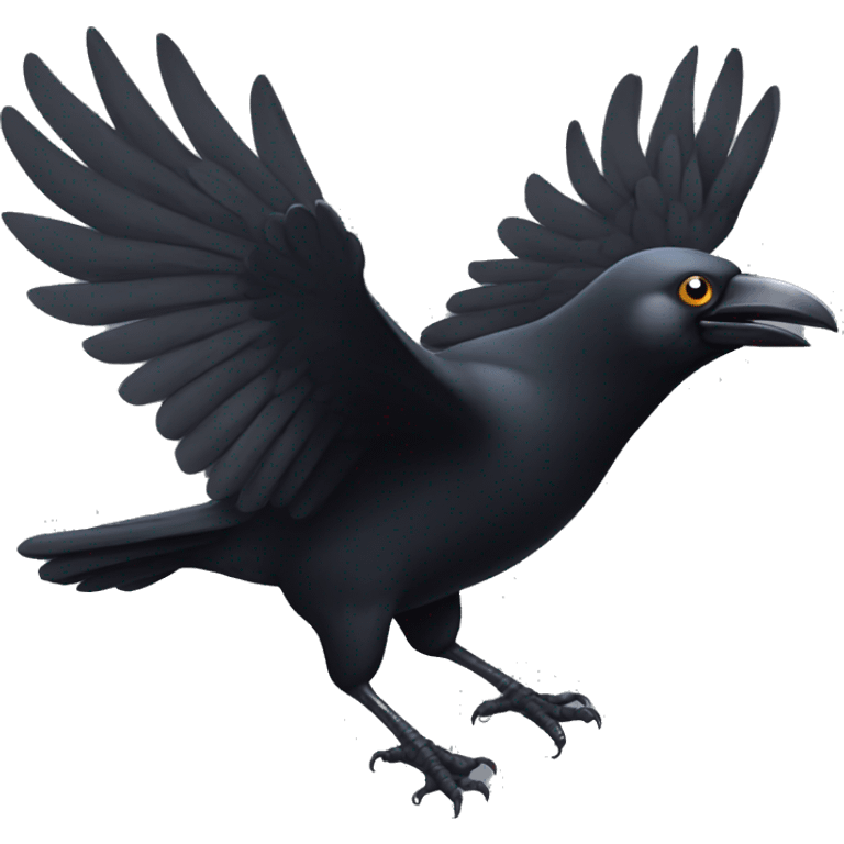 Flying Crow android emoji