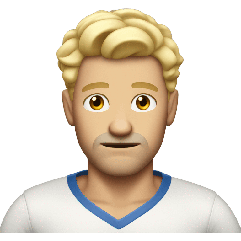 Bad bowler blonde man emoji