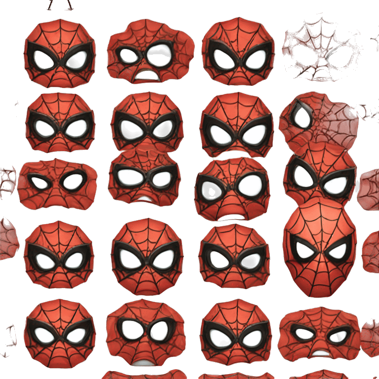 spiderman mask emoji