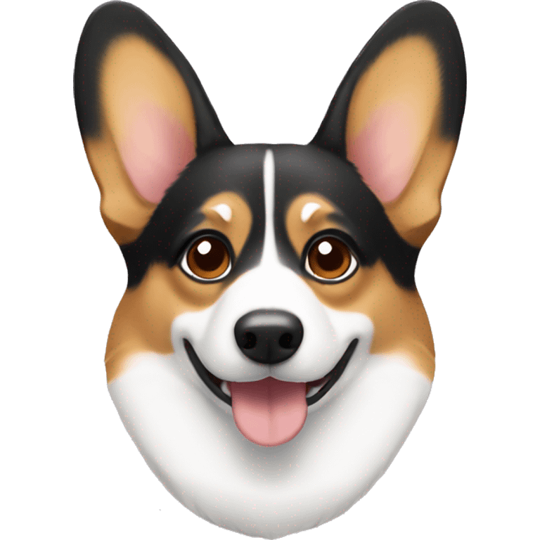 Tri color corgi emoji