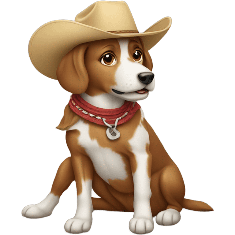 Dog rodeo emoji