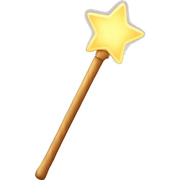 magic wand with light emoji