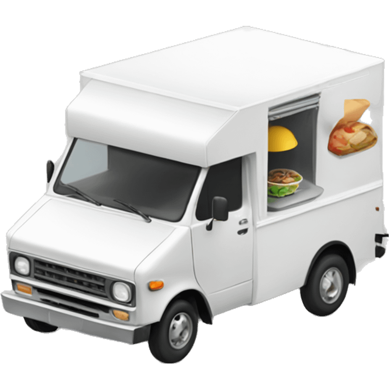 Toyota 2027 flying mini food truck  emoji