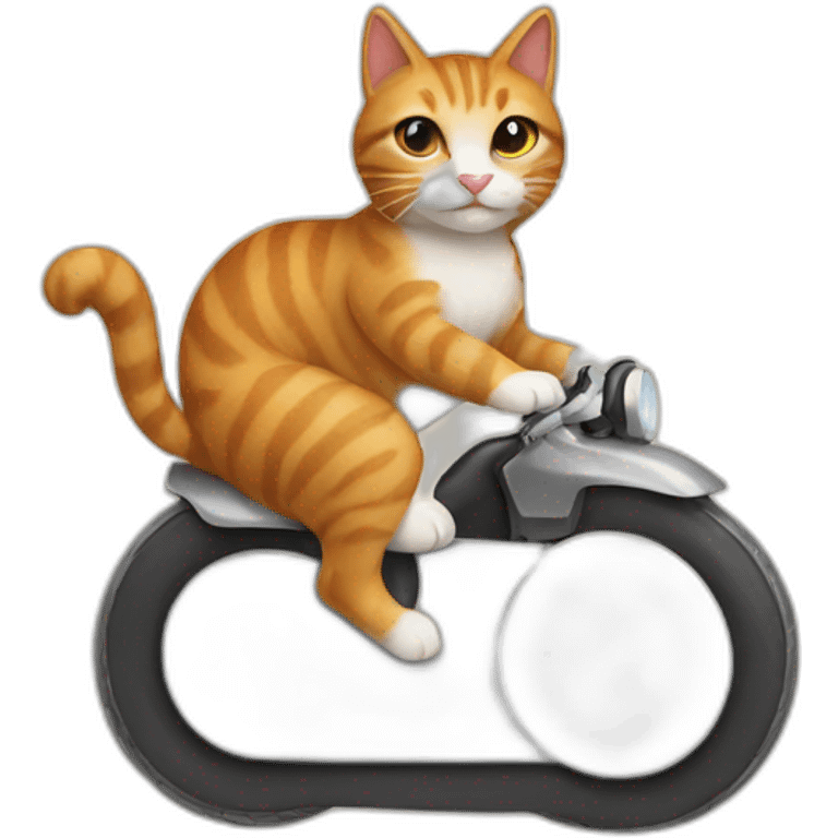 cat riding a cat emoji