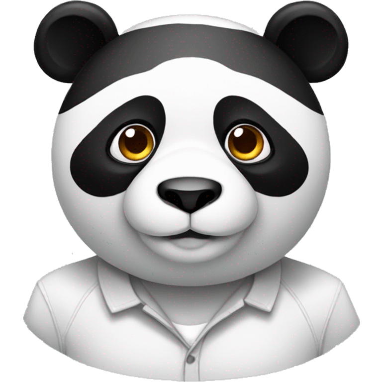 panda inteligente emoji