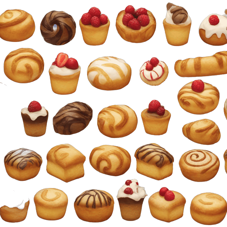 pastries emoji