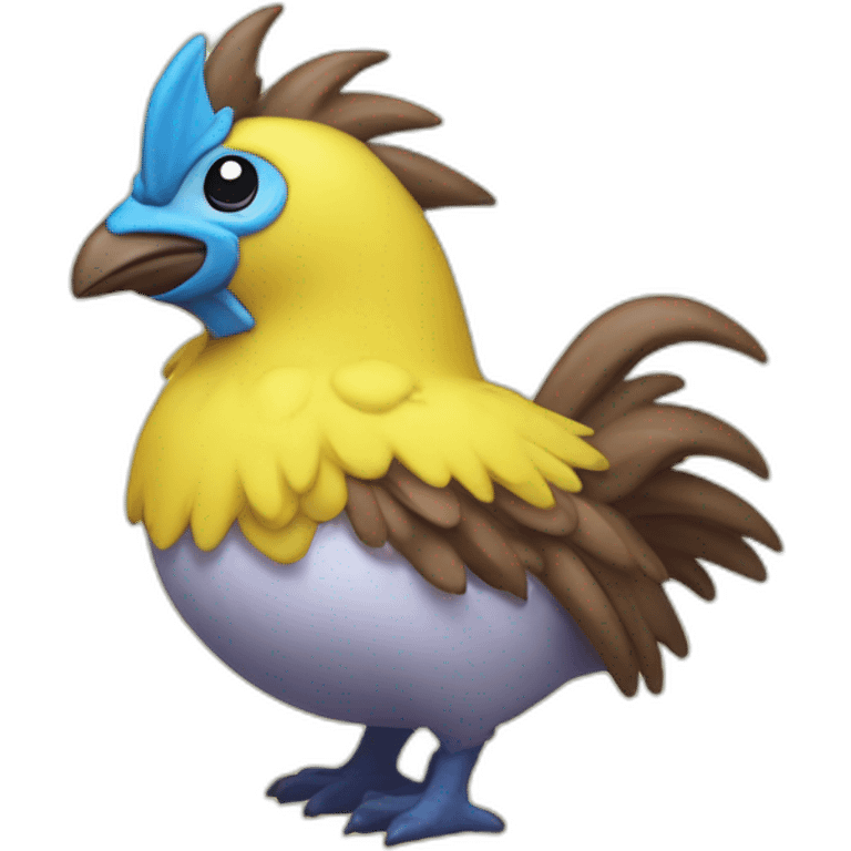 Kawaii chocobo emoji