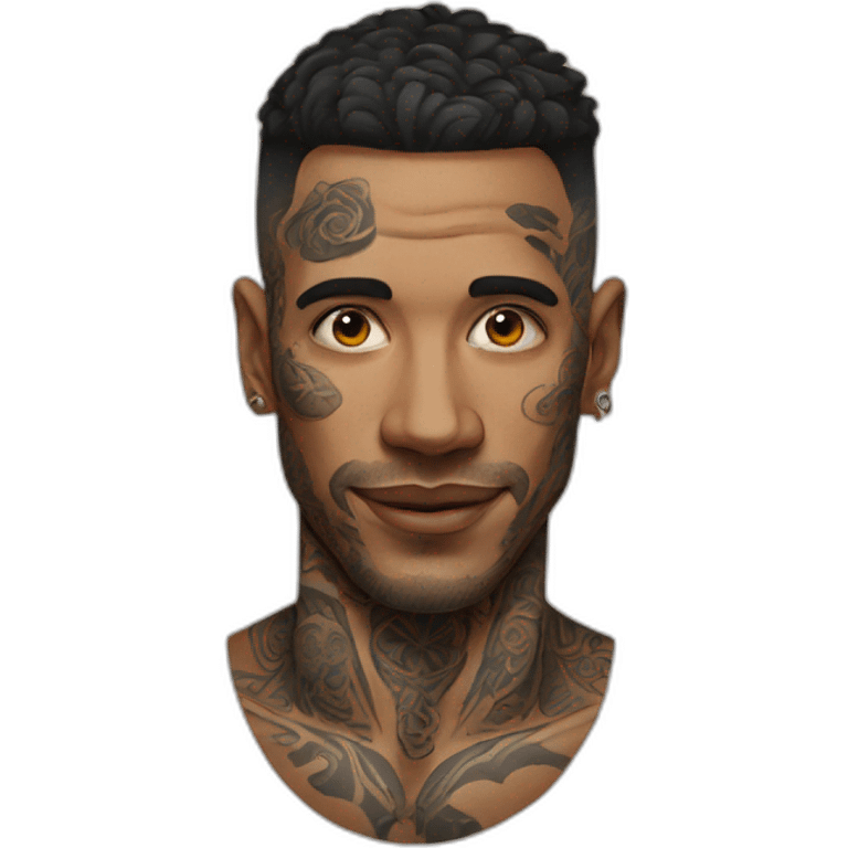 man face tattoos emoji