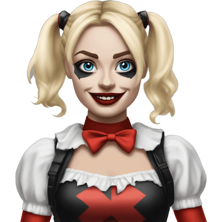 Margot Robbie as harley Quinn emoji