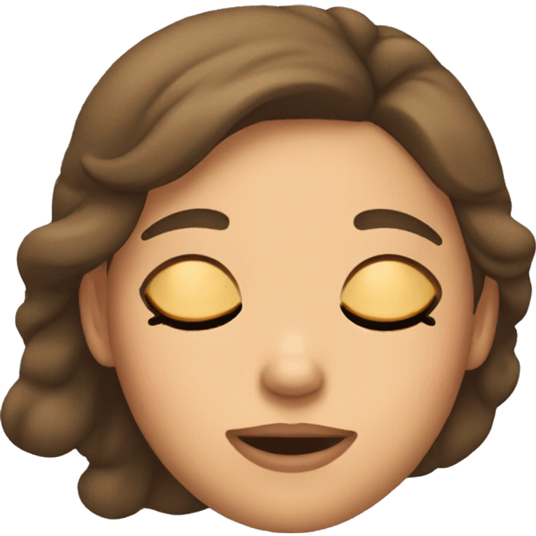 Girl sleeping  emoji