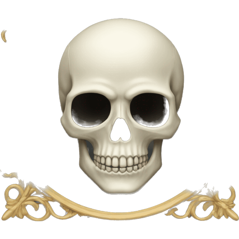 Elegant Skull  emoji