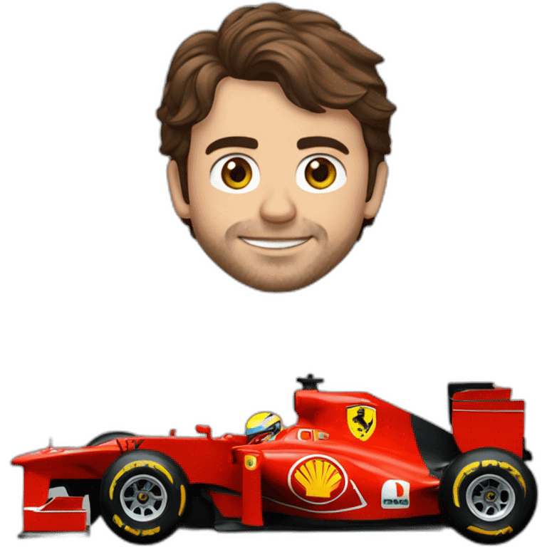 Fernando alonso coche ferrari emoji