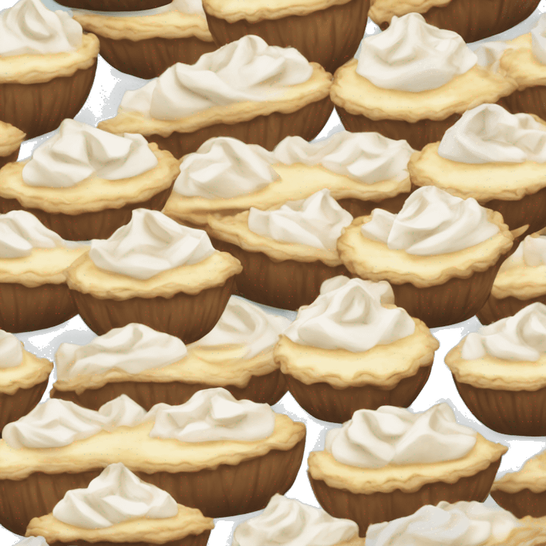 Coconut cream pie emoji