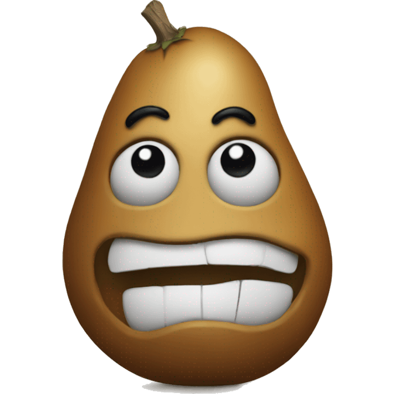 Evil potato head emoji