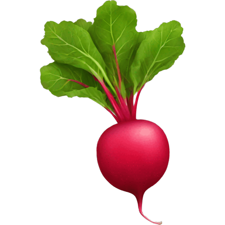 red radish emoji