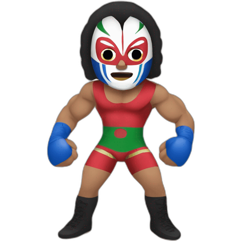 mexican wrestling emoji