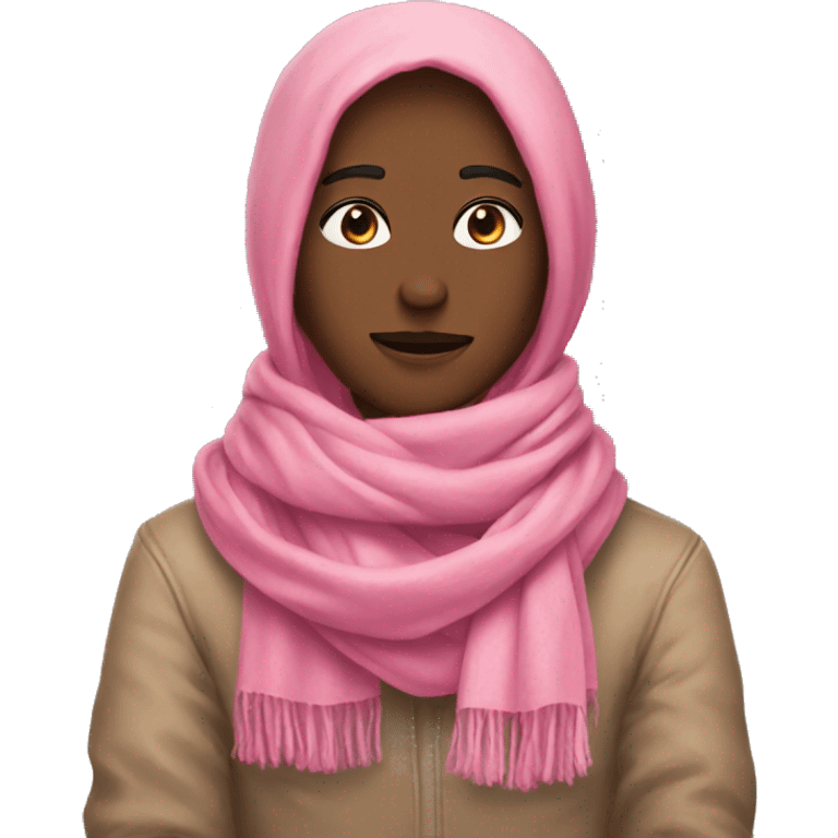 pink scarf aesthetic emoji