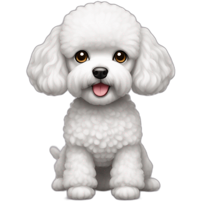 white toy poodle emoji