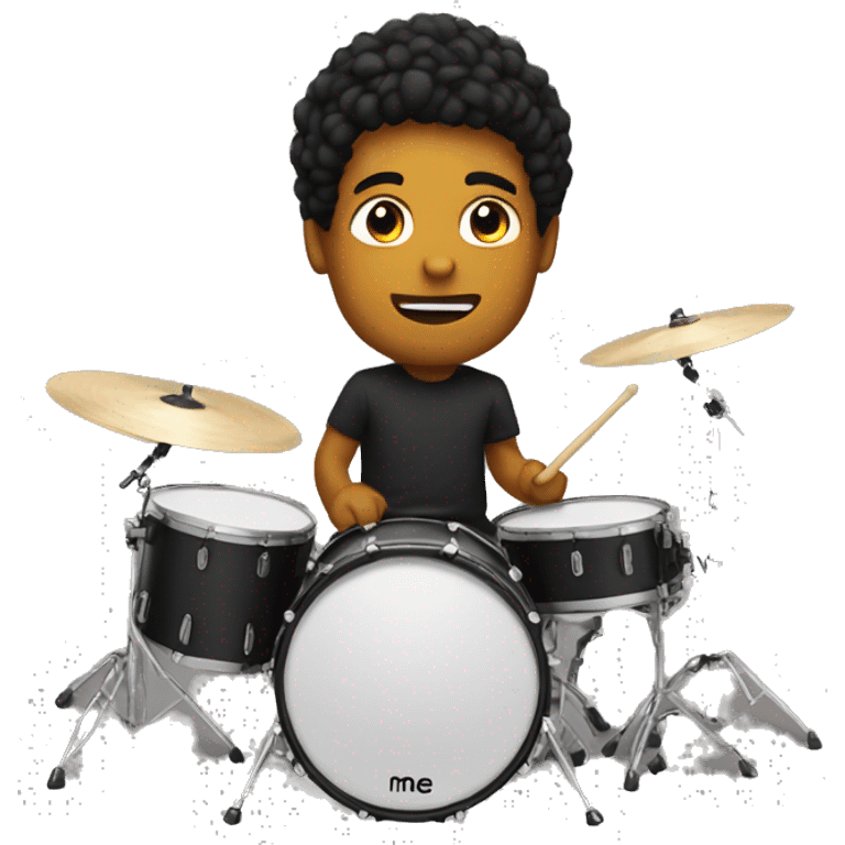 Me playing drums  emoji