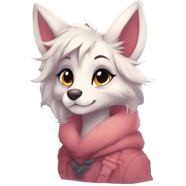 Shy kawaii cute anthro furry by Falvie, LiLaiRa, griffsnuff, AngieWolf emoji