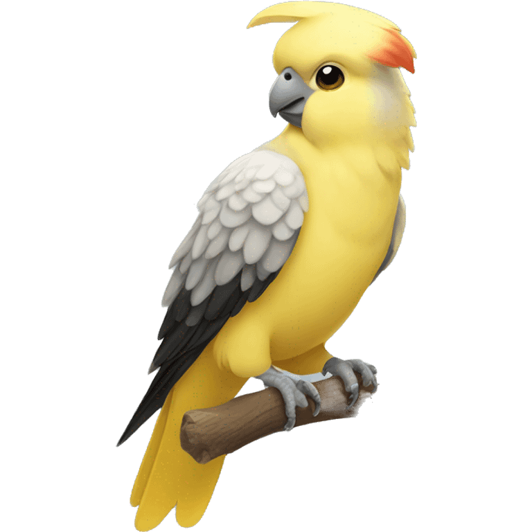 Yellow cockatiel  emoji