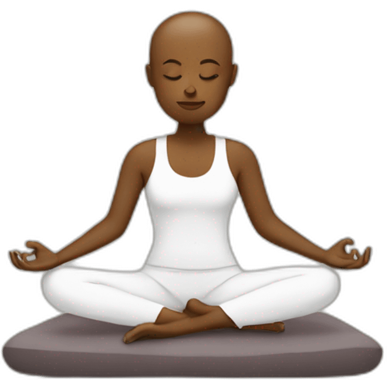 meditating emoji