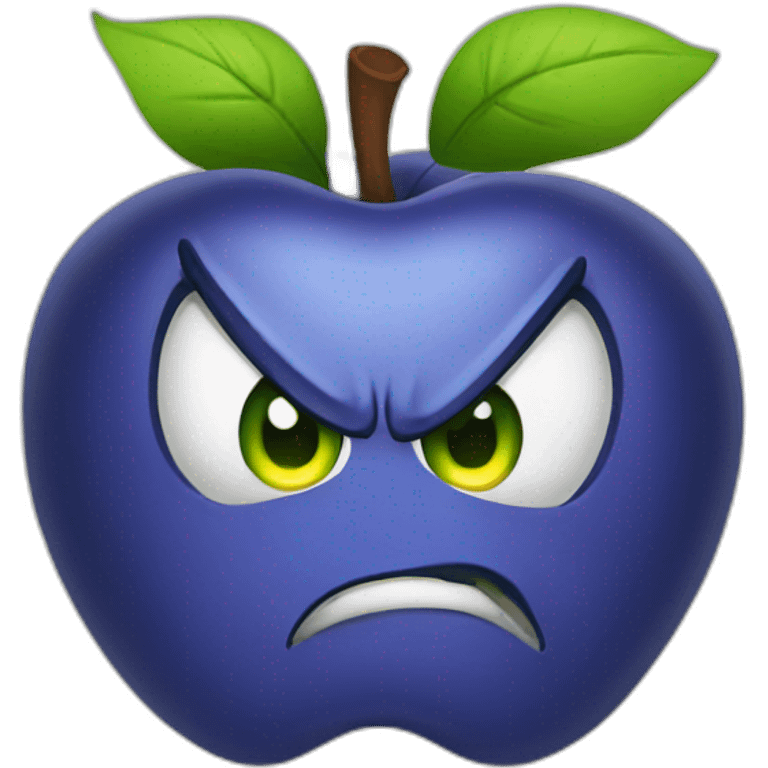 angry-apple emoji