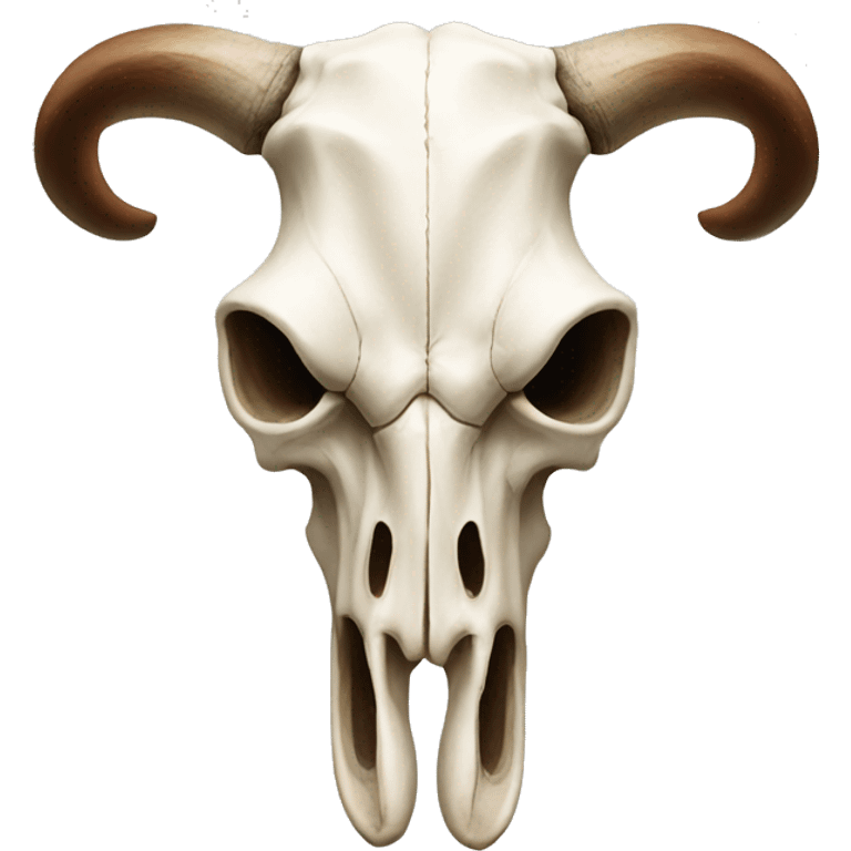 Longhorn skull emoji