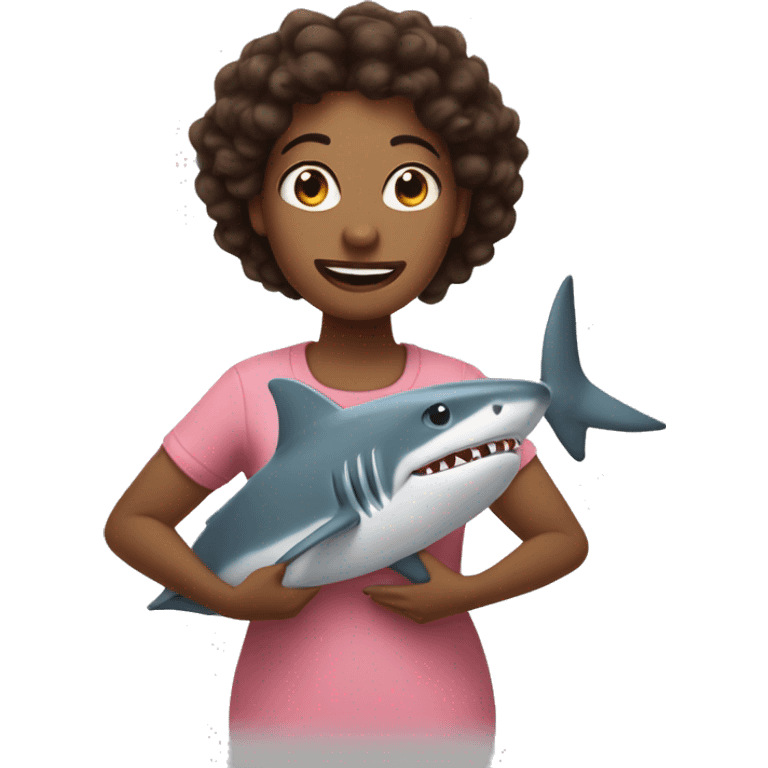 Mommy shark cansada emoji