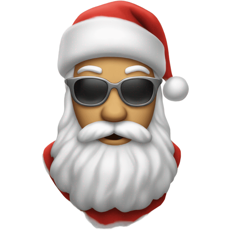 Cool Santa emoji