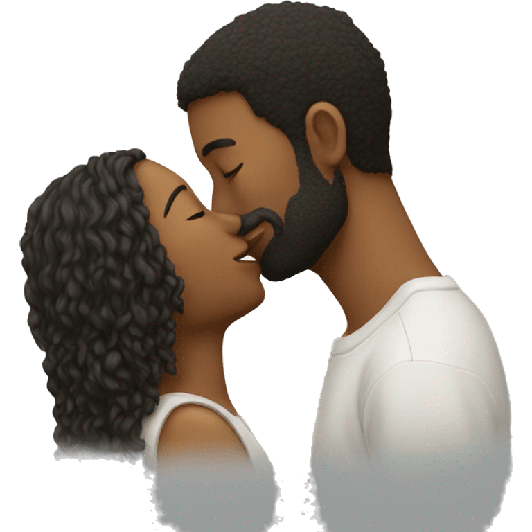 Two people kiss emoji