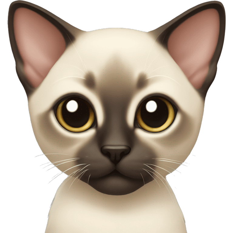 Siamese kitten emoji