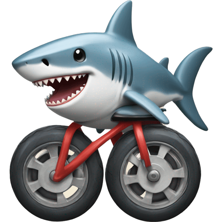 shark on wheels emoji