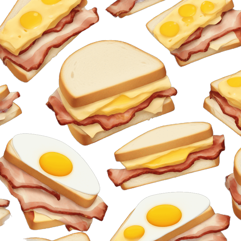 Bacon egg and cheese sandwich sourdough  emoji