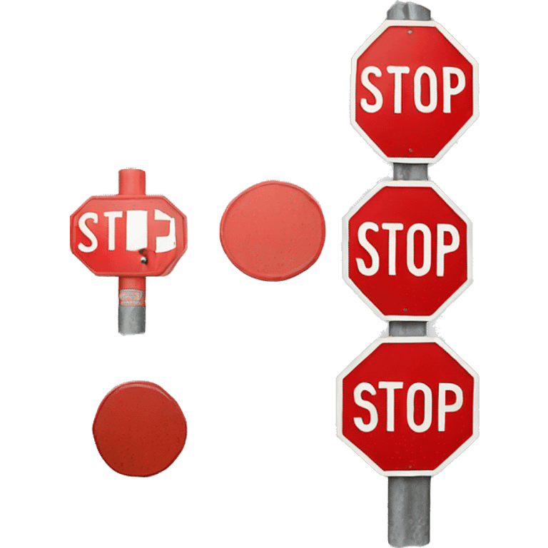 stop sign emoji