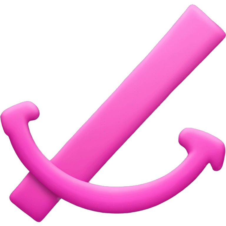 Pink amazon prime logo emoji