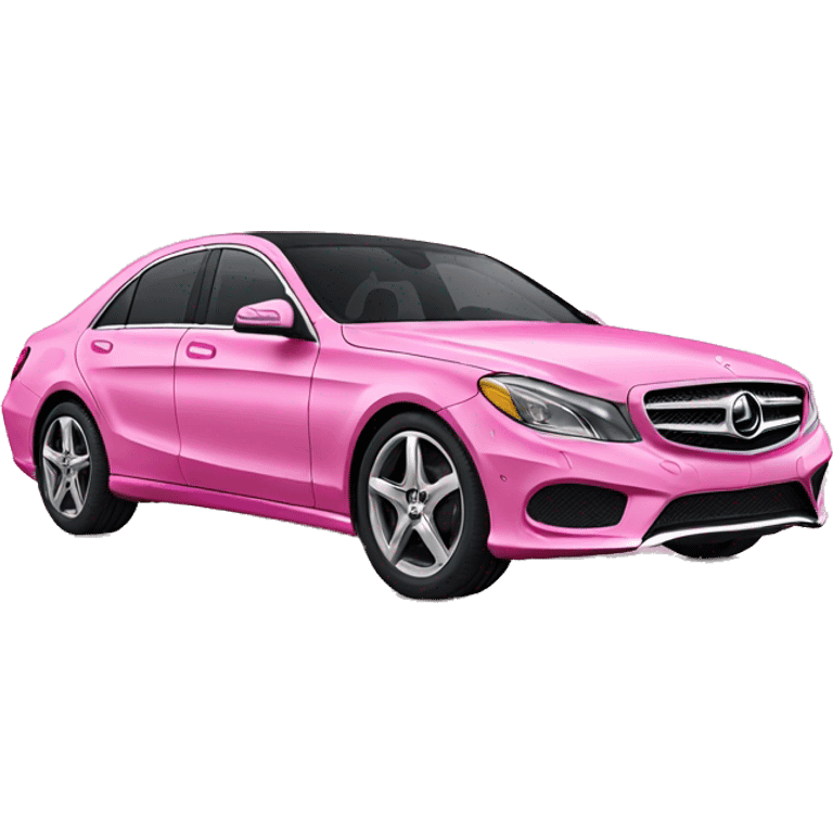 Pink Mercedes emoji