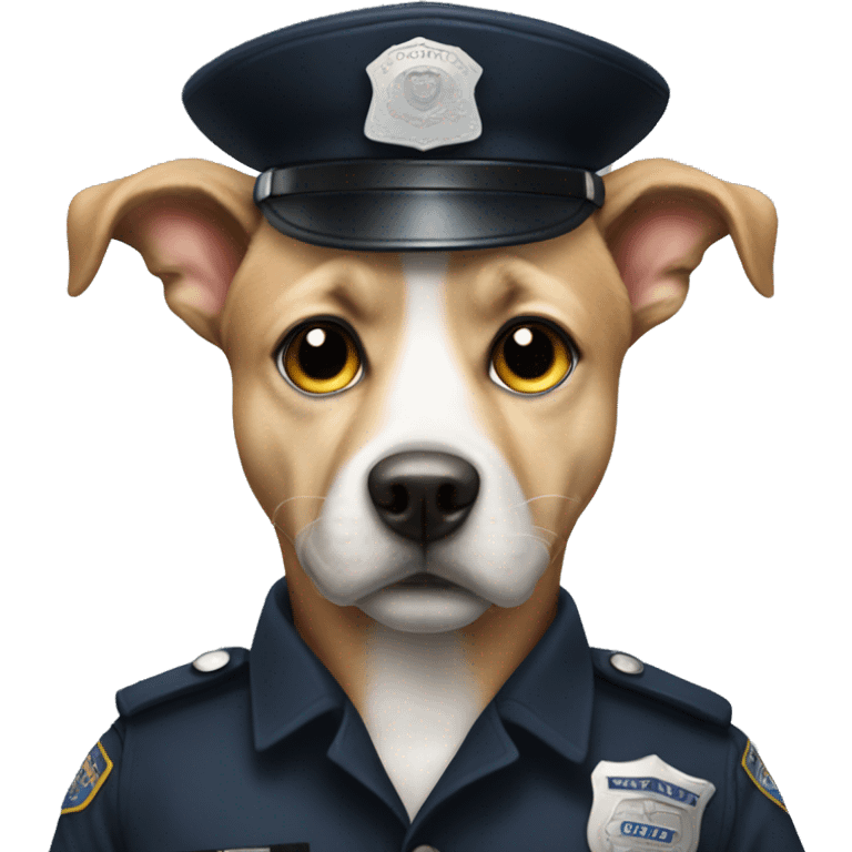 Dog police man emoji