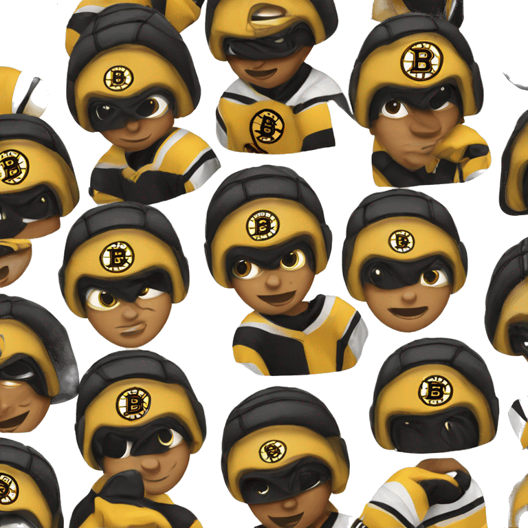 Boston Bruins hockey emoji