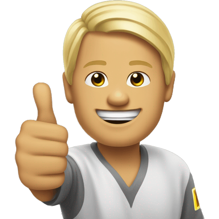 Haaland thumbs up emoji