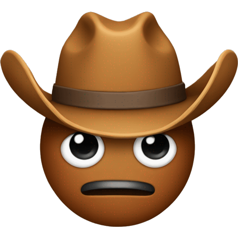 Poo with a cowboy hat  emoji