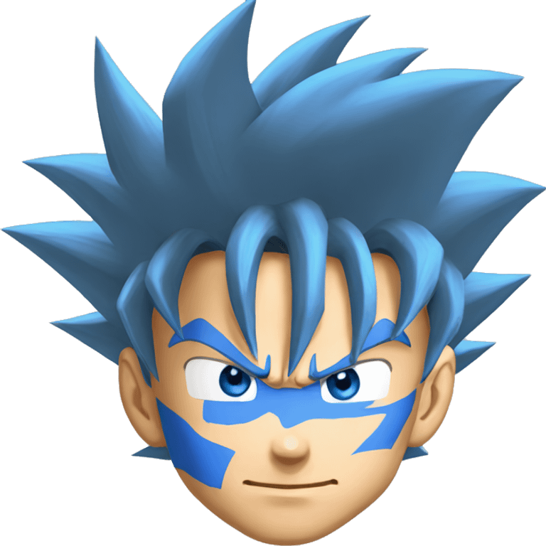 Goku super sayian blue  emoji