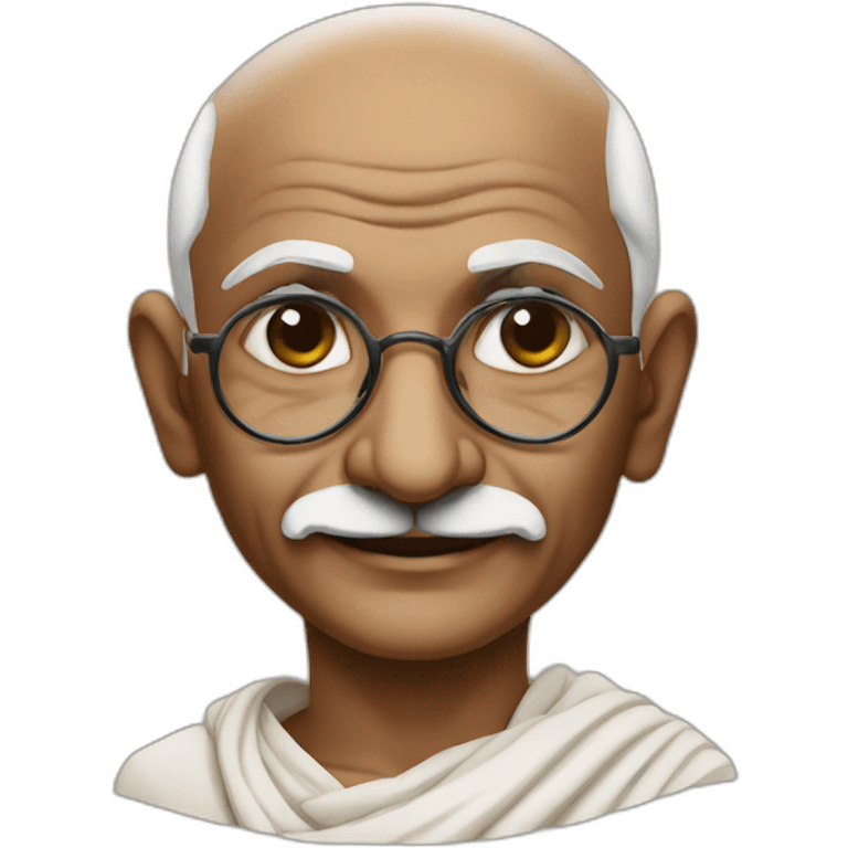 Mahatma gandhi emoji