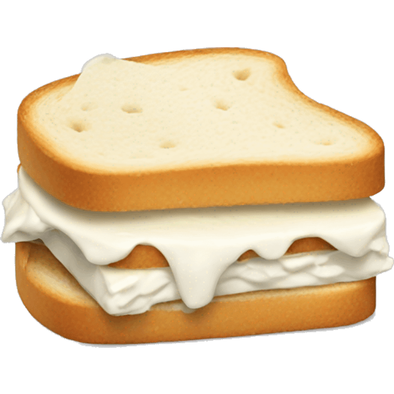 Cream cheese sandwich emoji