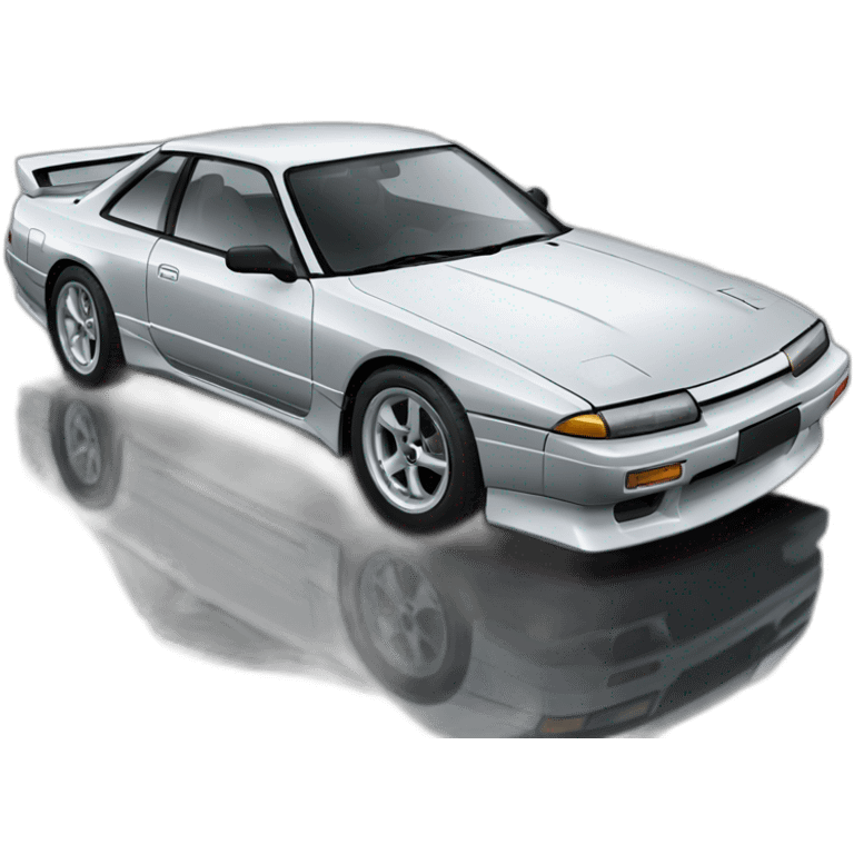 Nissan Silvia S13 left view emoji