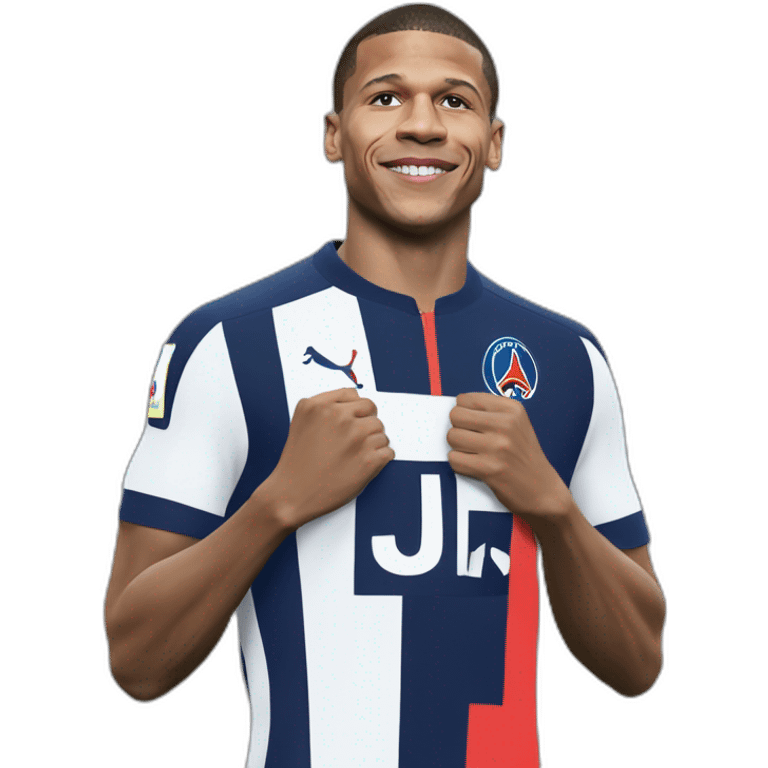 Macron sur mbappé emoji